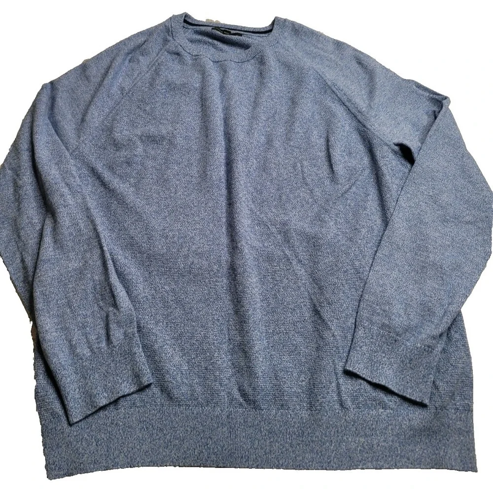 Banana Republic Blue Sweater Men's XL 100%‎ Cotton Crew Neck